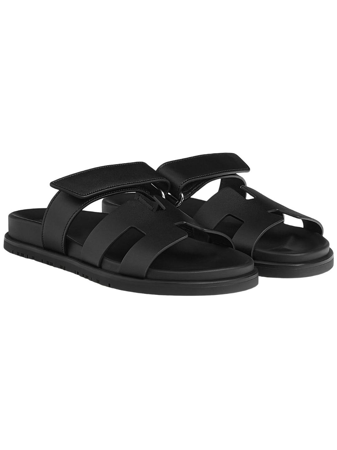 Hermes Chypre Sandals Black