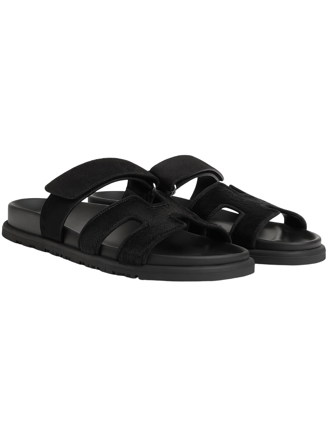 Hermes Chypre Sandals Noir