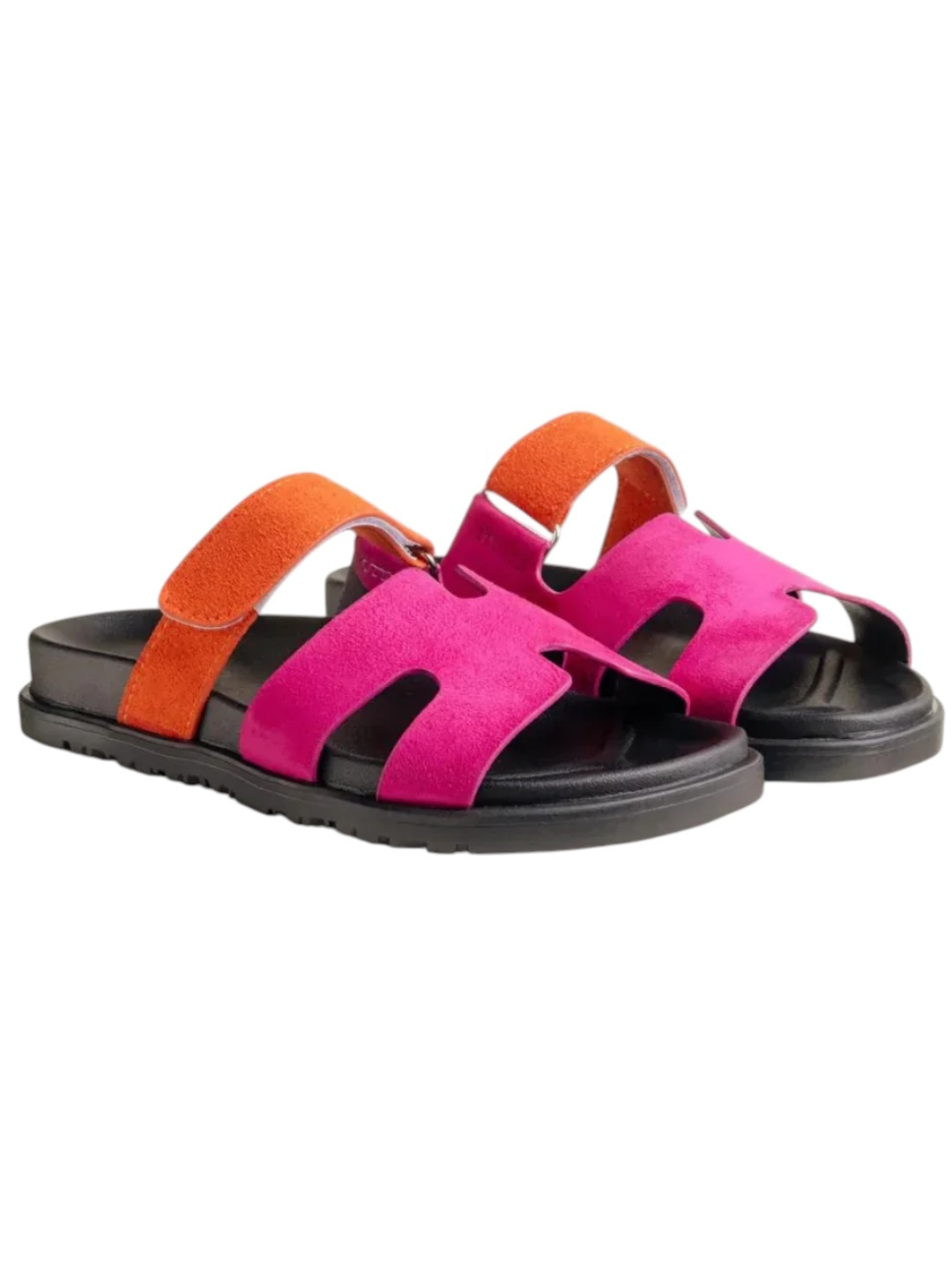 Hermes Chypre Sandals Pink