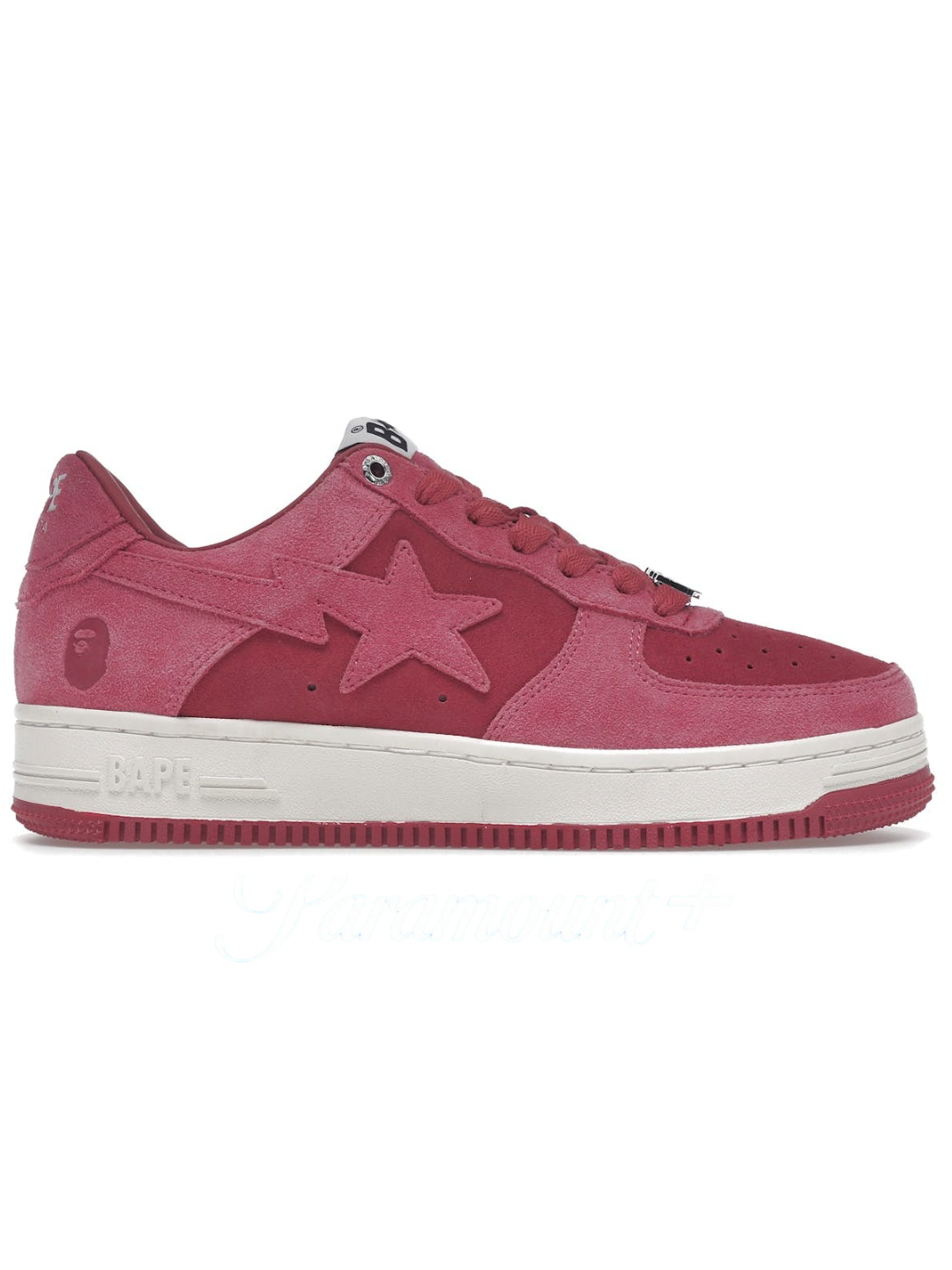 A Bathing Ape BAPE Sta Low Pink Suede