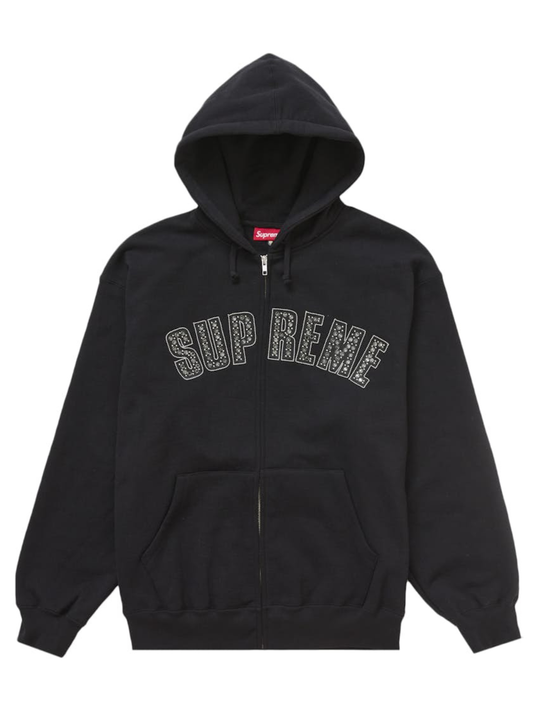 Supreme B.b. Simon Zip Up Hooded Sweatshirt Black