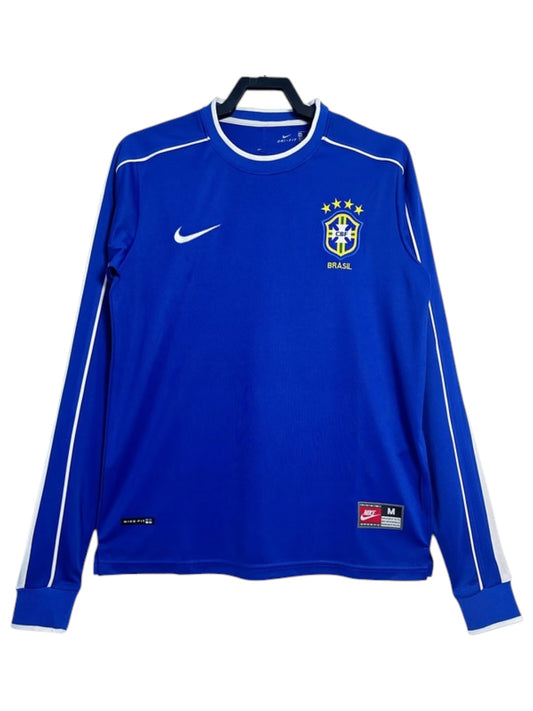 Brazil Long Sleeve Away Jersey 1998