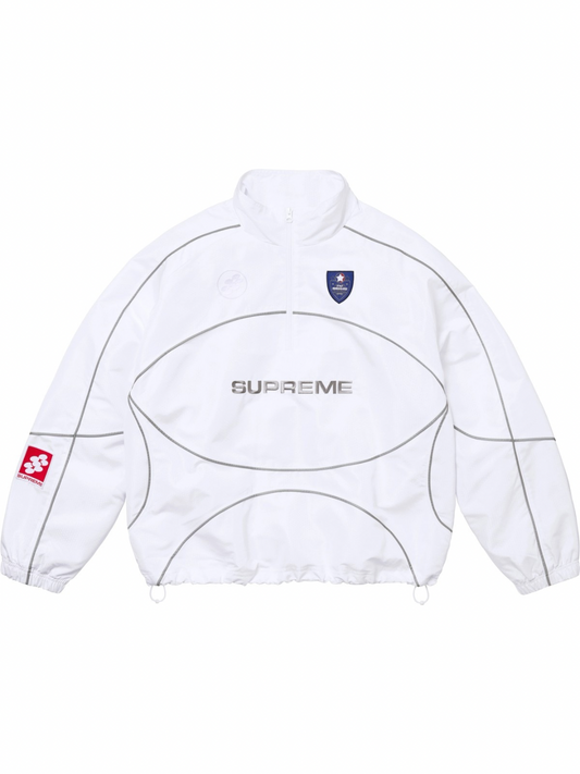 Supreme Reflective Piping Pullover White