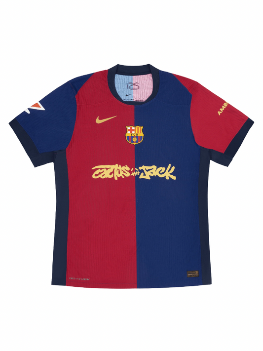 Travis Scott x FC Barcelona 2024/25 Match Home Cactus Jack Jersey