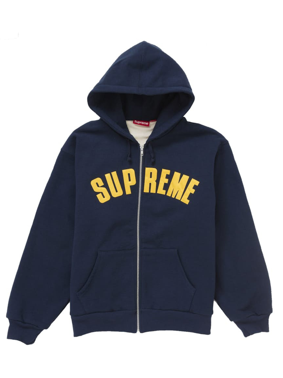Supreme Arc Thermal Zip Up Hooded Sweatshirt Navy