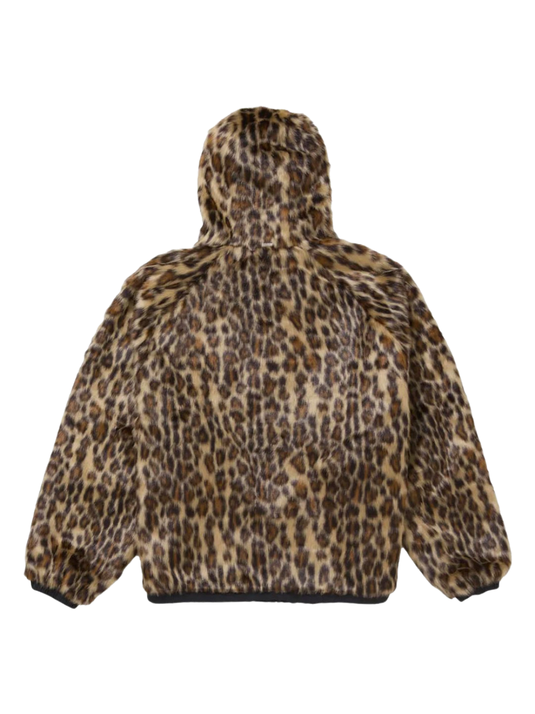 Supreme Faux Fur Reversible Hooded Track Jacket Black