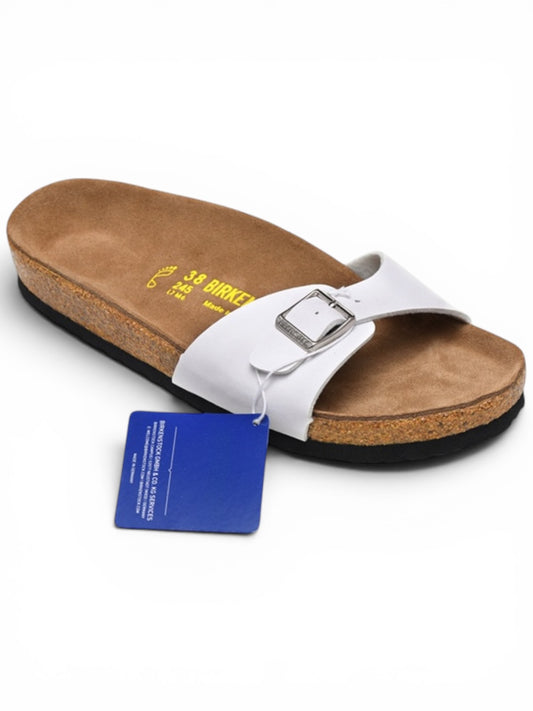 Birkenstock Madrid Matte White Black