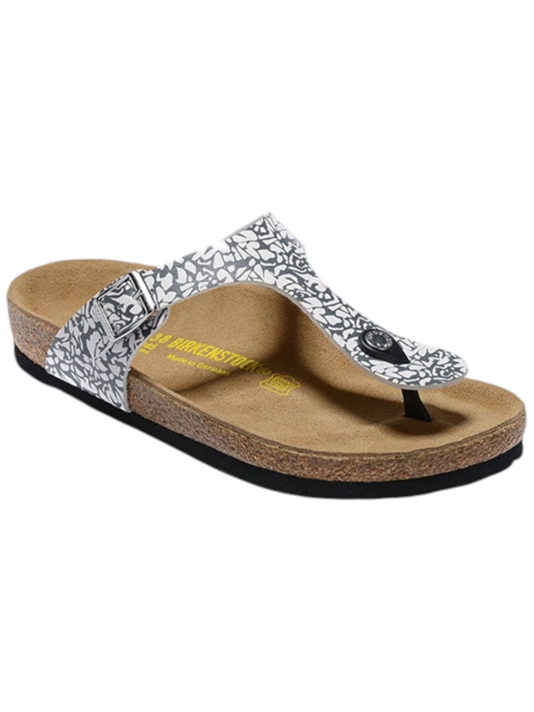 Birkenstock Gizeh Black White