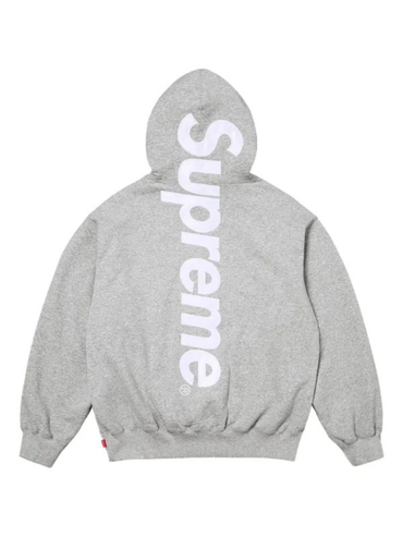 Supreme Satin Applique Tracksuit Gray