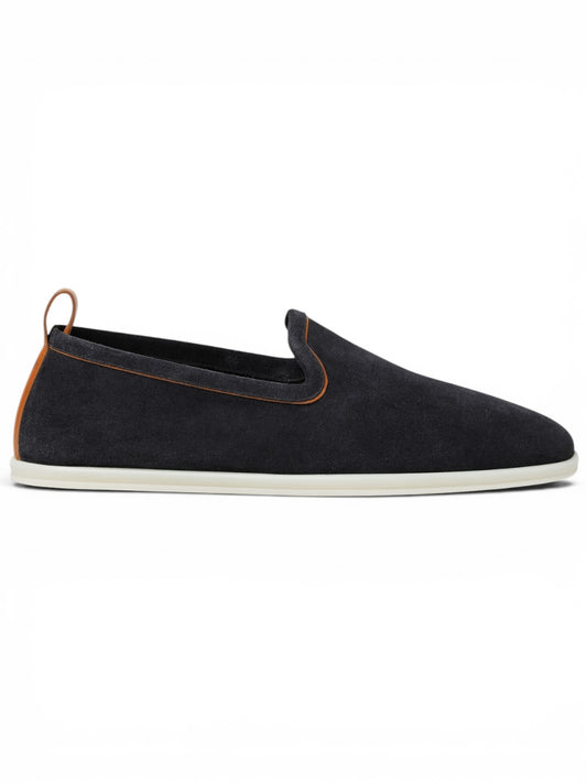Loro Piana Mokassin Venice Walk Loafer Blue Navy