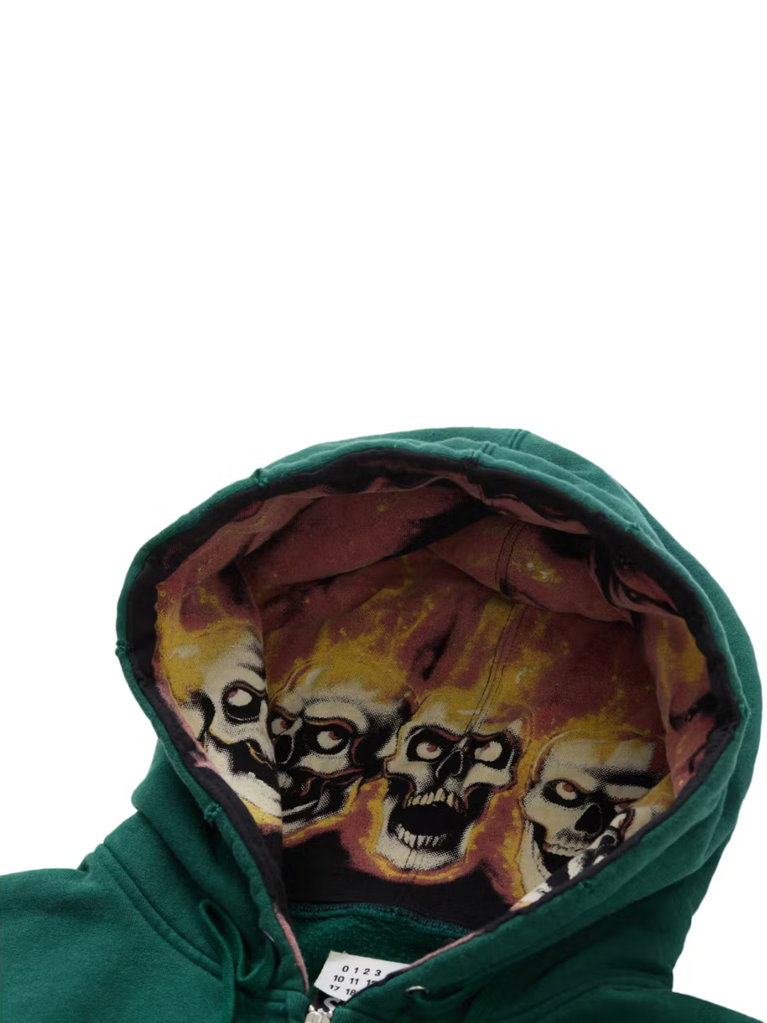 Supreme MM6 Maison Margiela Zip Up Hooded Sweatshirt Green