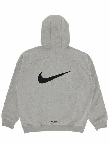 Supreme Nike Zip Up Hooded Sweatshirt Heather Gray