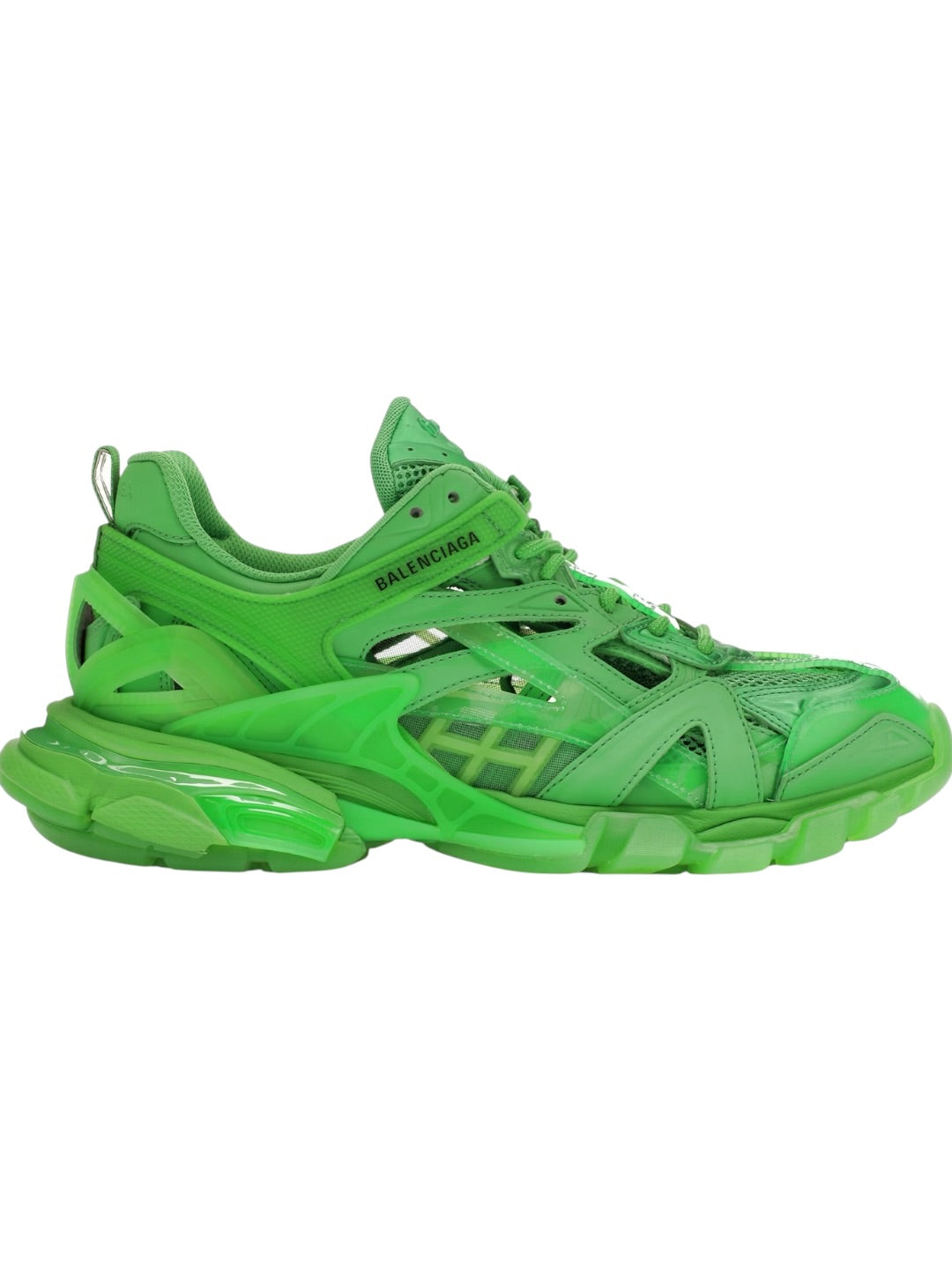 Balenciaga Track.2 Clear Sole Fluorescent Green