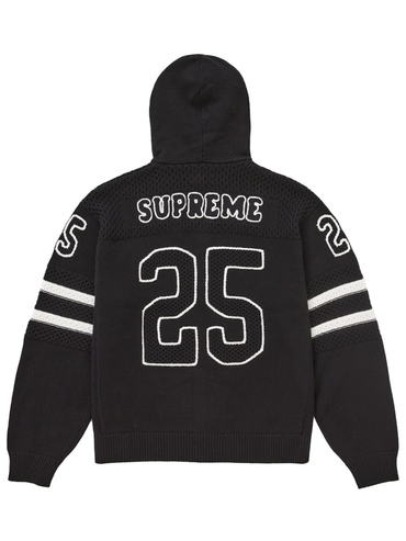 Supreme Sport Zip Up Hooded Sweater (fw25) Black