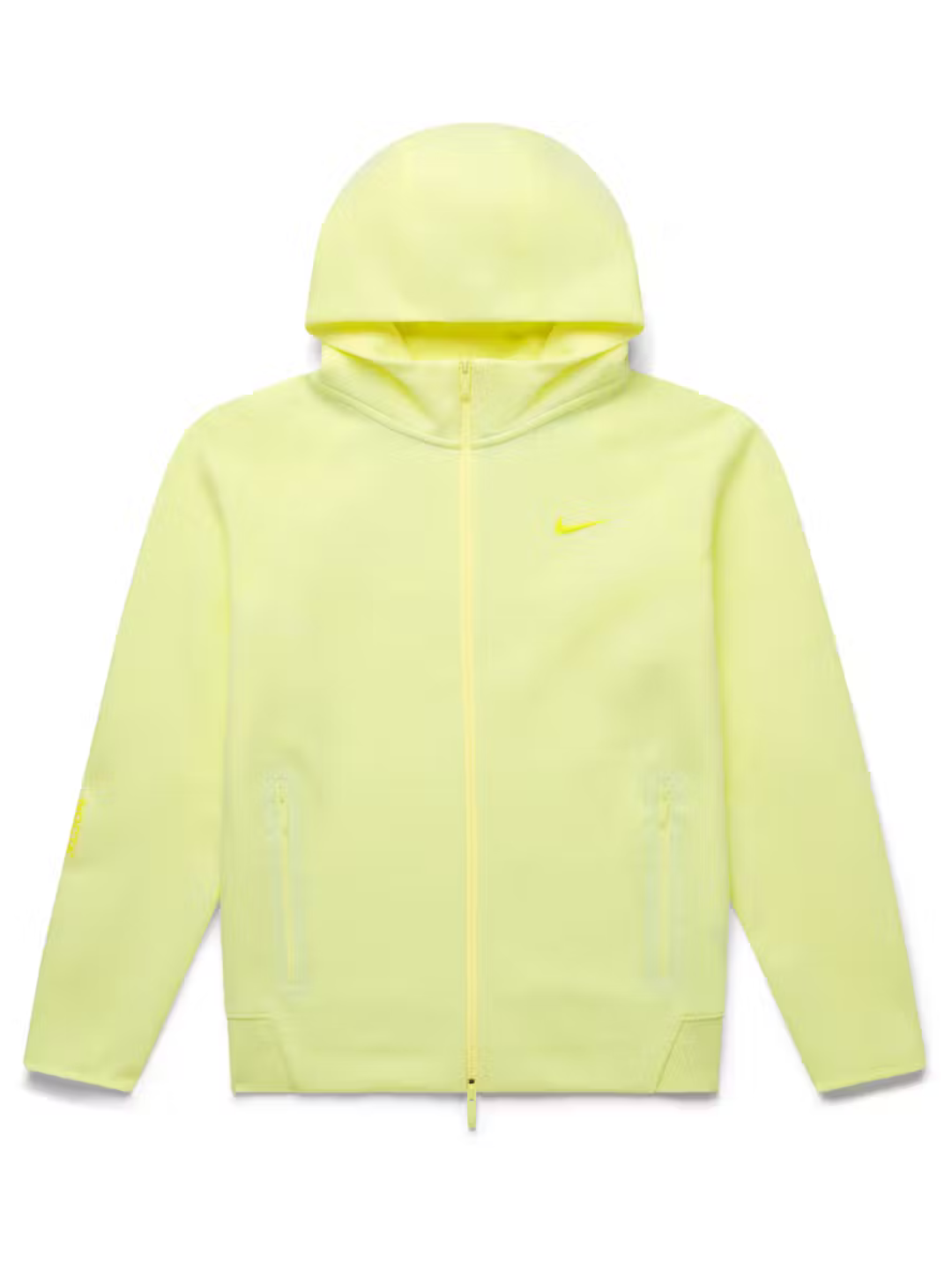 Nike x NOCTA NRG Tech Fleece Full Zip Hoodie Citron Tint/Vivid Sulfur
