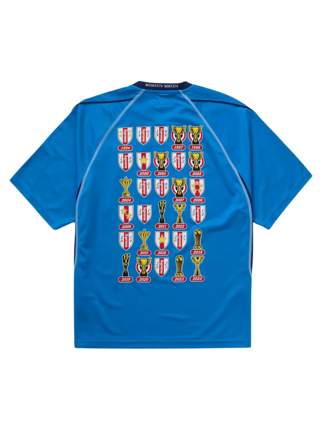 Supreme Jacquard Soccer Jersey Blue