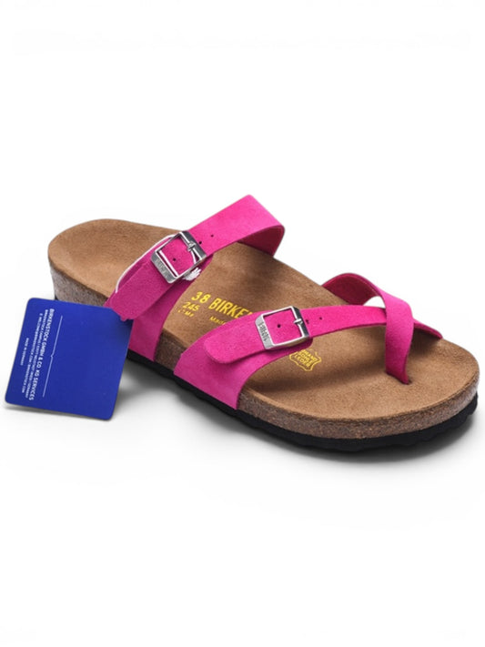 Birkenstock Mayari Birko-Flor Rose Red