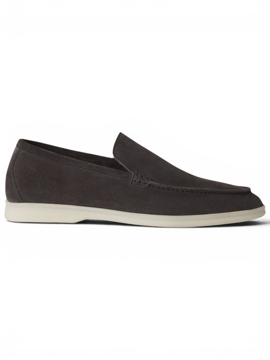 Loro Piana Mokassin Summer Walk Caviar