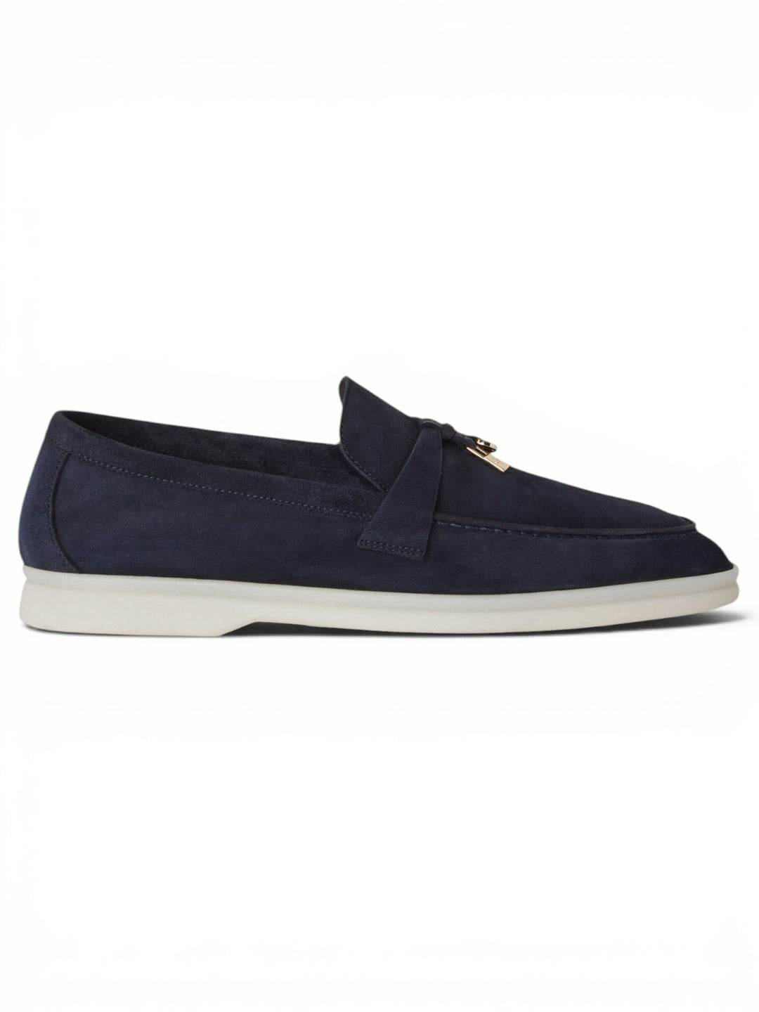 Loro Piana Mokassin Argo Blue Melange