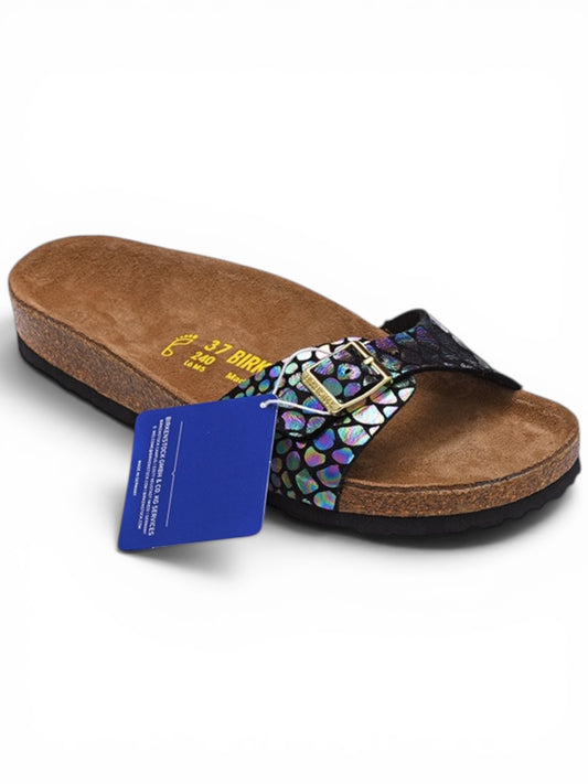 Birkenstock Madrid Black Snake