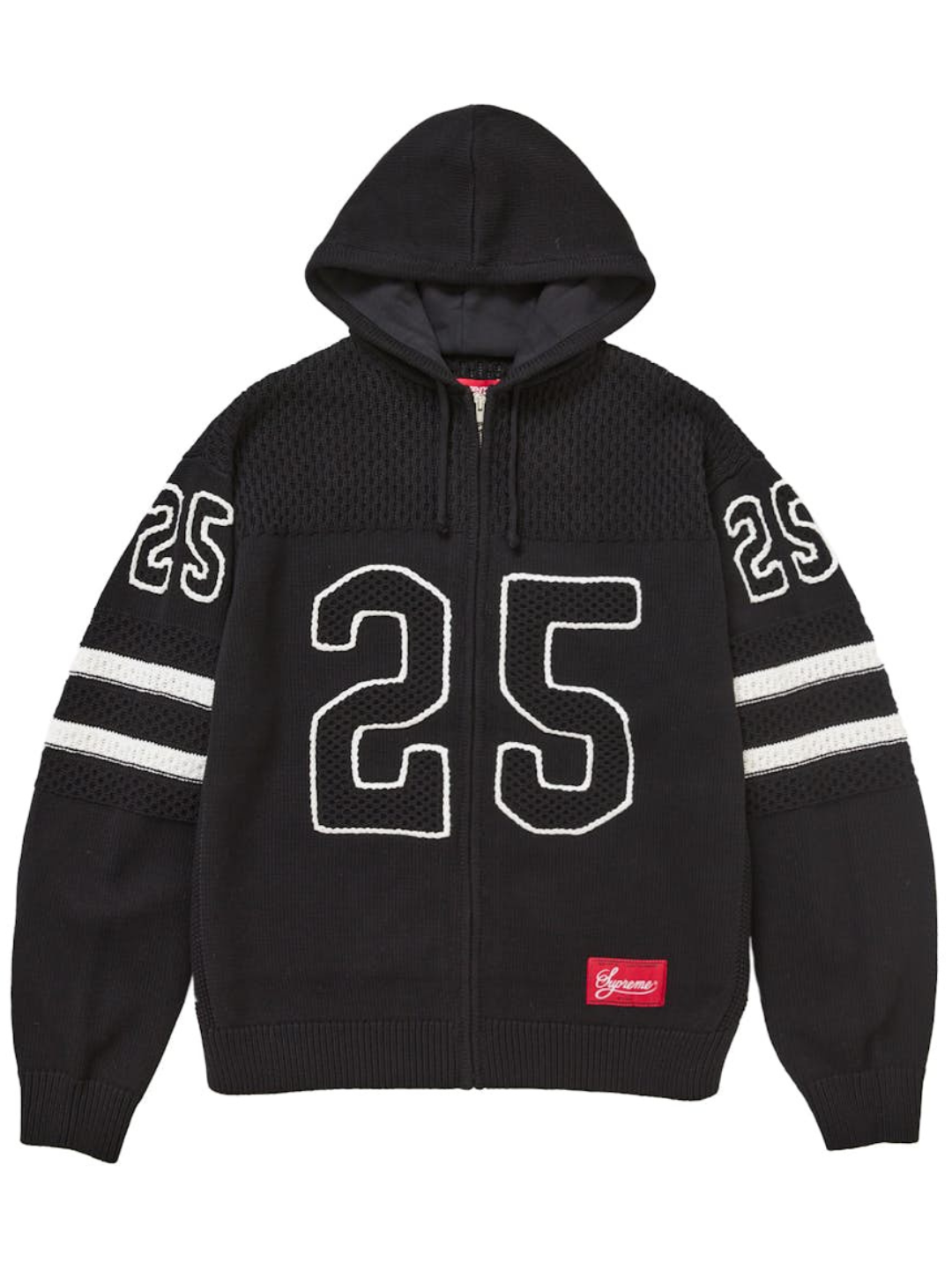 Supreme Sport Zip Up Hooded Sweater (fw25) Black