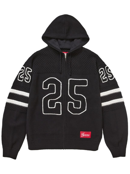 Supreme Sport Zip Up Hooded Sweater (fw25) Black