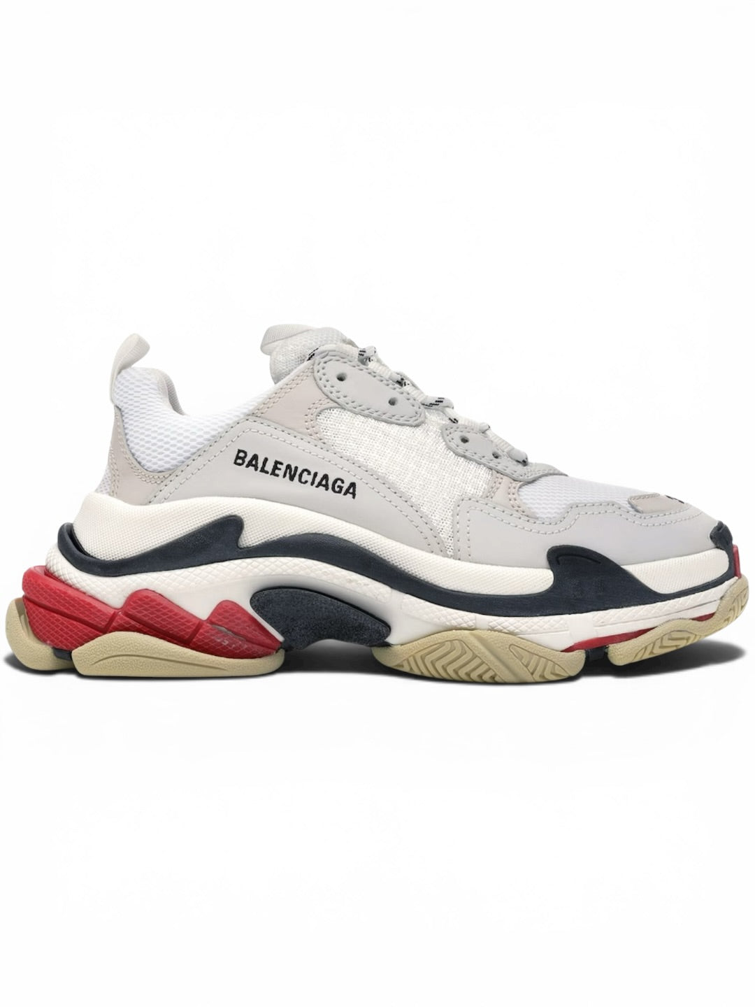 Balenciaga Triple S White Red