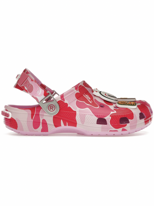Crocs Classic Clog A Bathing Ape ABC Camo Pink