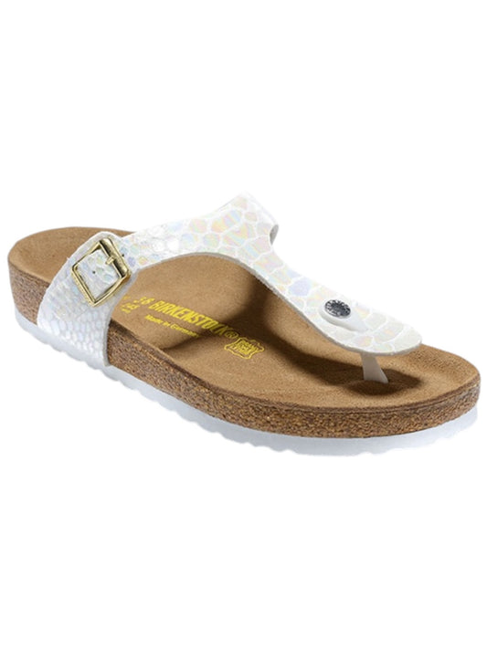 Birkenstock Gizeh White Snake