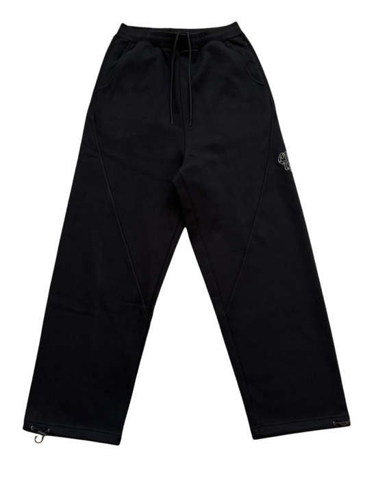 Mertra Double Hooded Pants Black