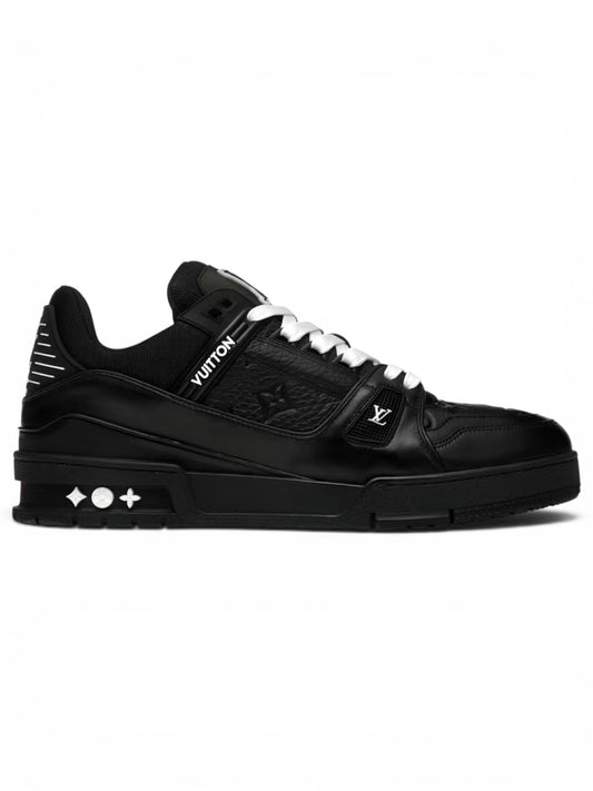 Louis Vuitton Sports Shoe Black Embossed Monogram