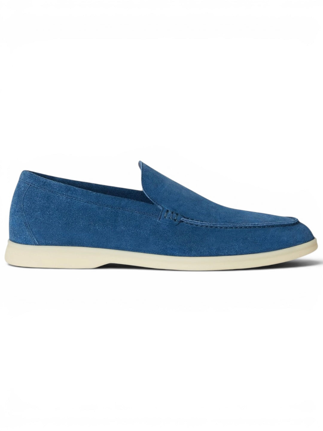 Loro Piana Mokassin Summer Walk Cobalt Ink