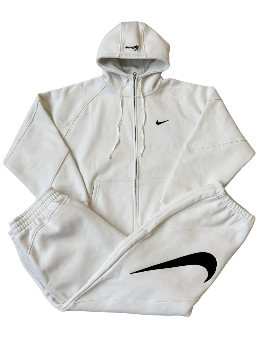 Supreme Nike Tracksuit White