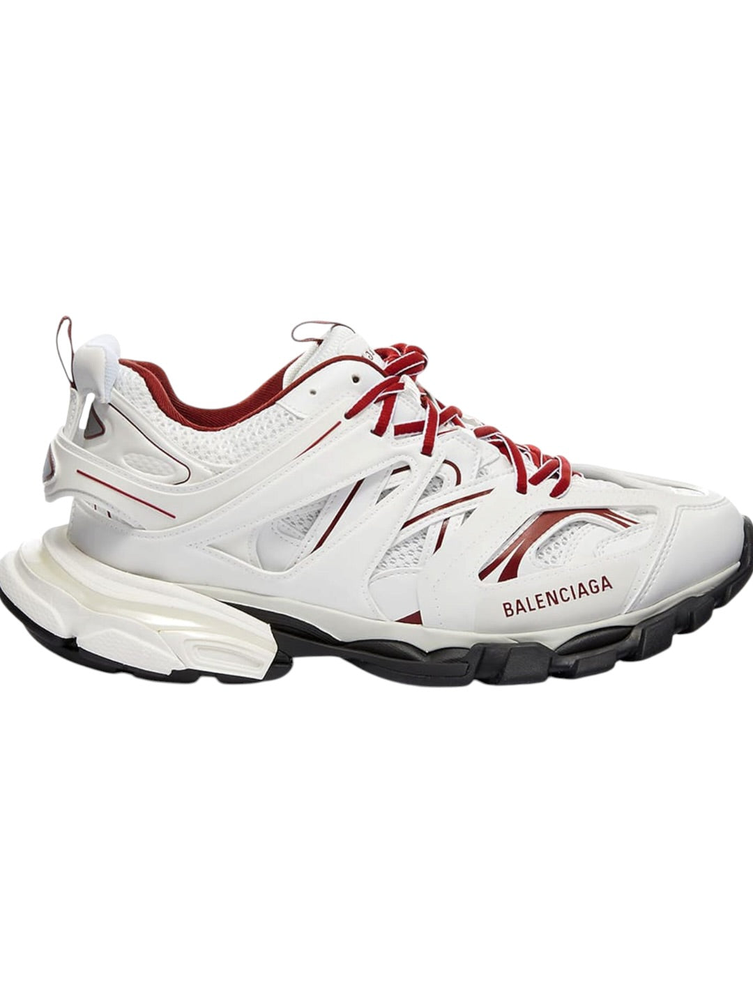 Balenciaga Track White Burgundy Black
