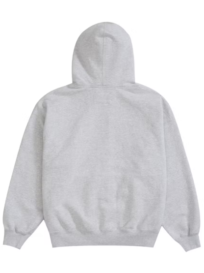 Supreme MM6 Maison Margiela Zip Up Hooded Sweatshirt Gray