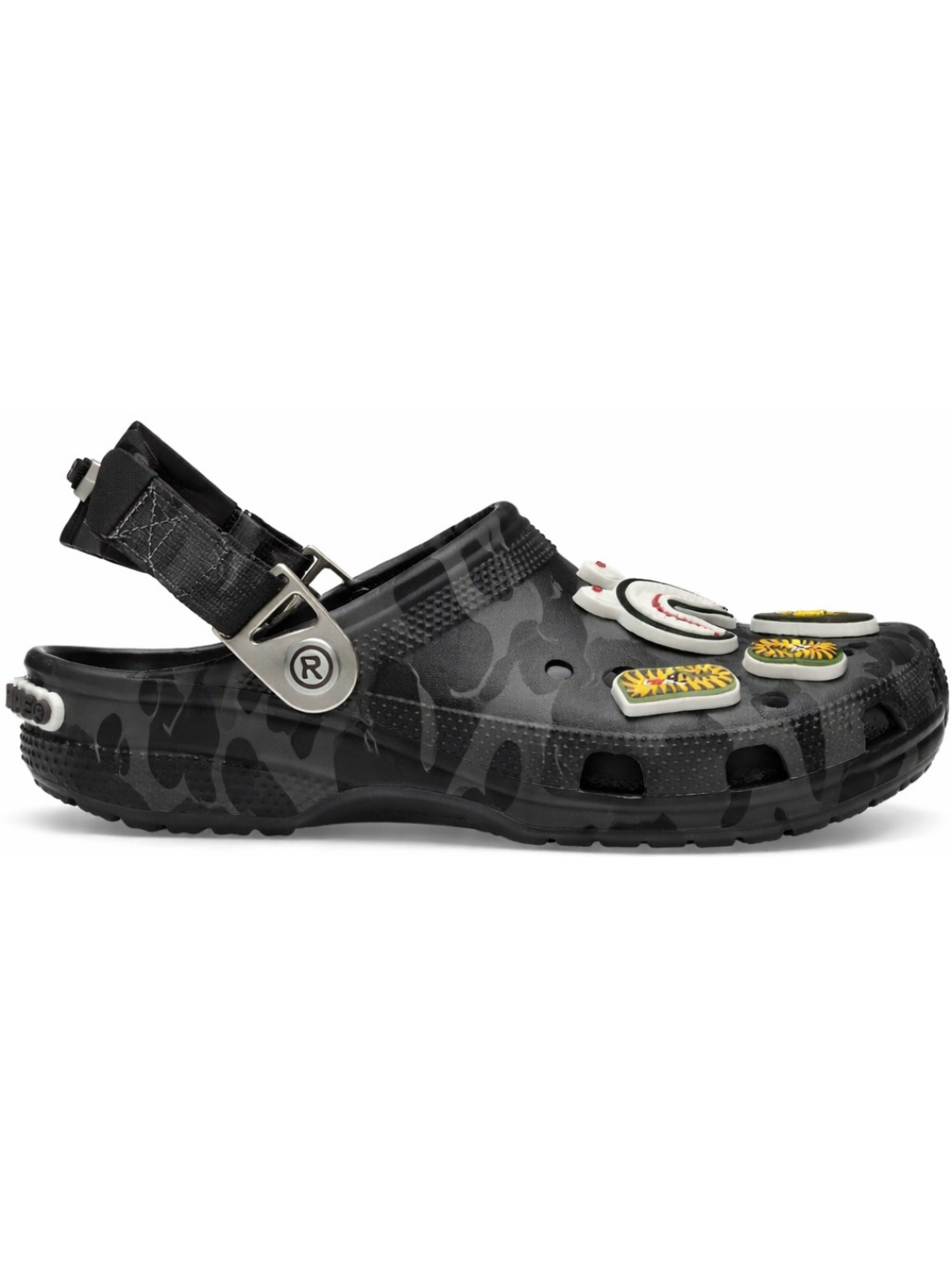 Crocs Classic Clog A Bathing Ape ABC Camo Black