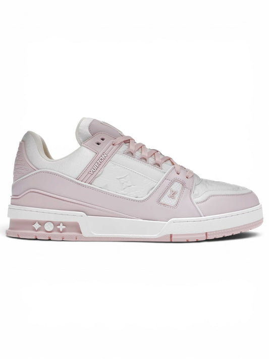 Louis Vuitton LV Trainer Rosa White