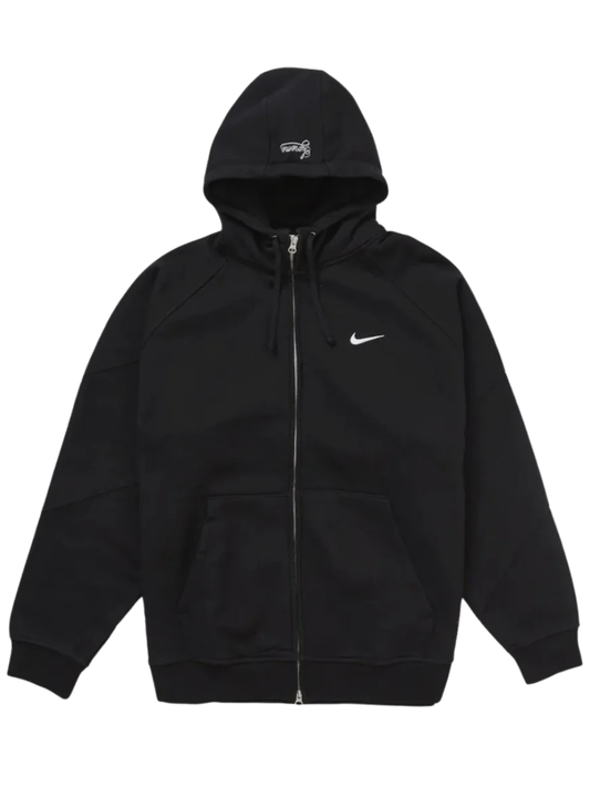 Supreme Nike Zip Up Hooded Sweatshirt Heather Black