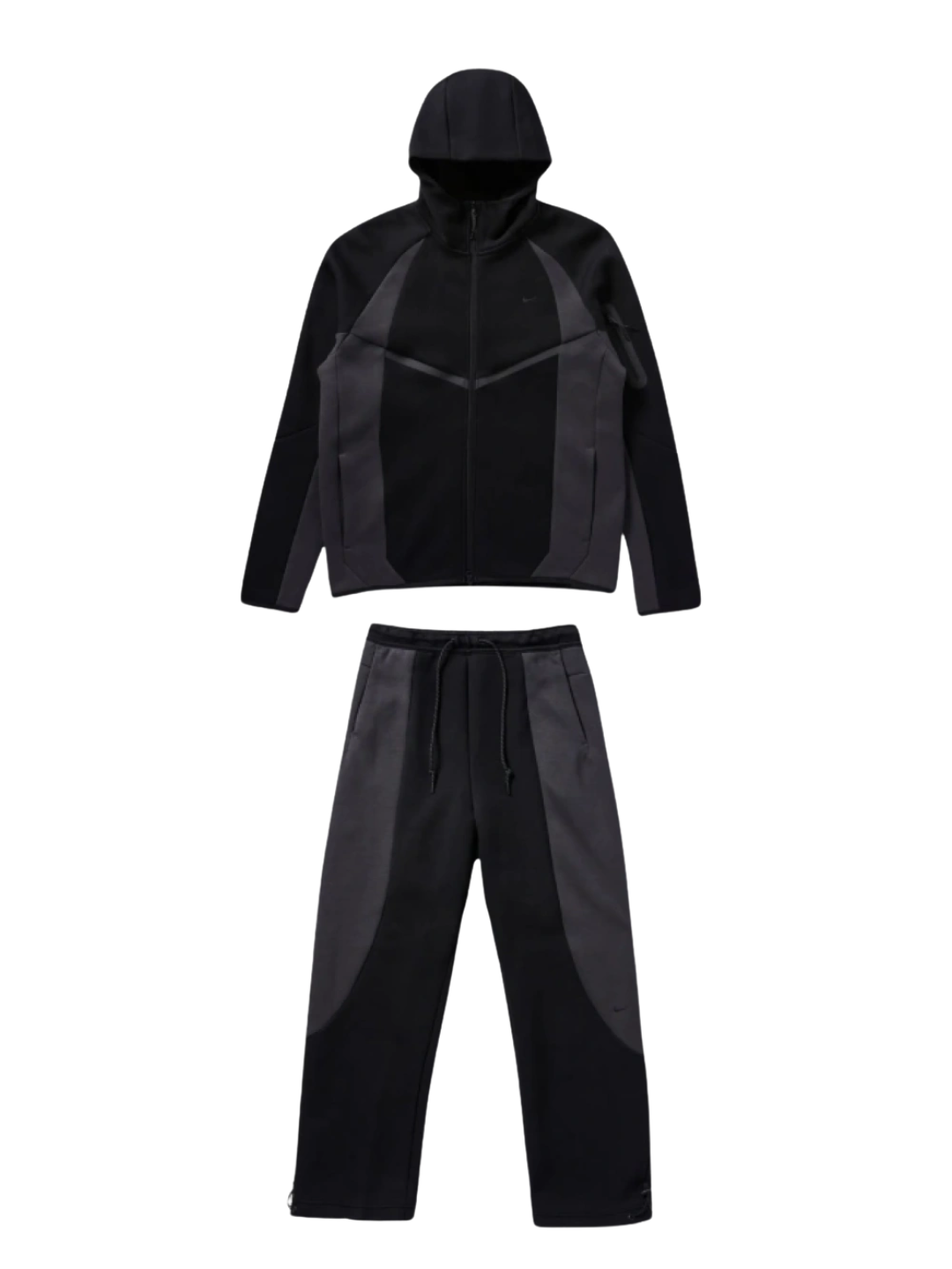 Nike Tech Fleece 2026 Premium Pro FZ Tracksuit Black Anthracite