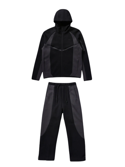 Nike Tech Fleece 2026 Premium Pro FZ Tracksuit Black Anthracite