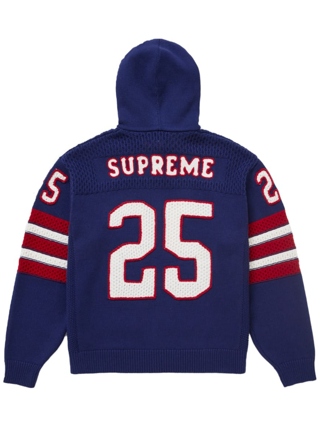 Supreme Sport Zip Up Hooded Sweater (fw25) Blue