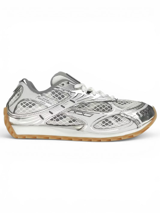 Bottega Veneta Orbit Silver White