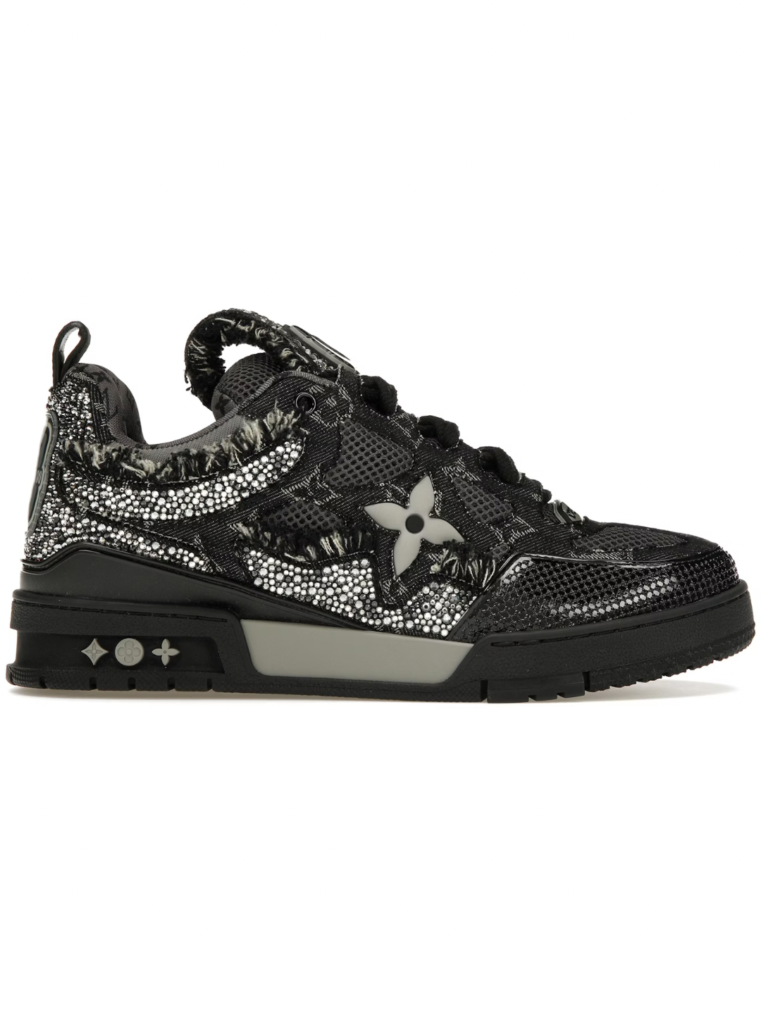 Louis Vuitton LV Sneaker Skate Black Swarovski Monogram