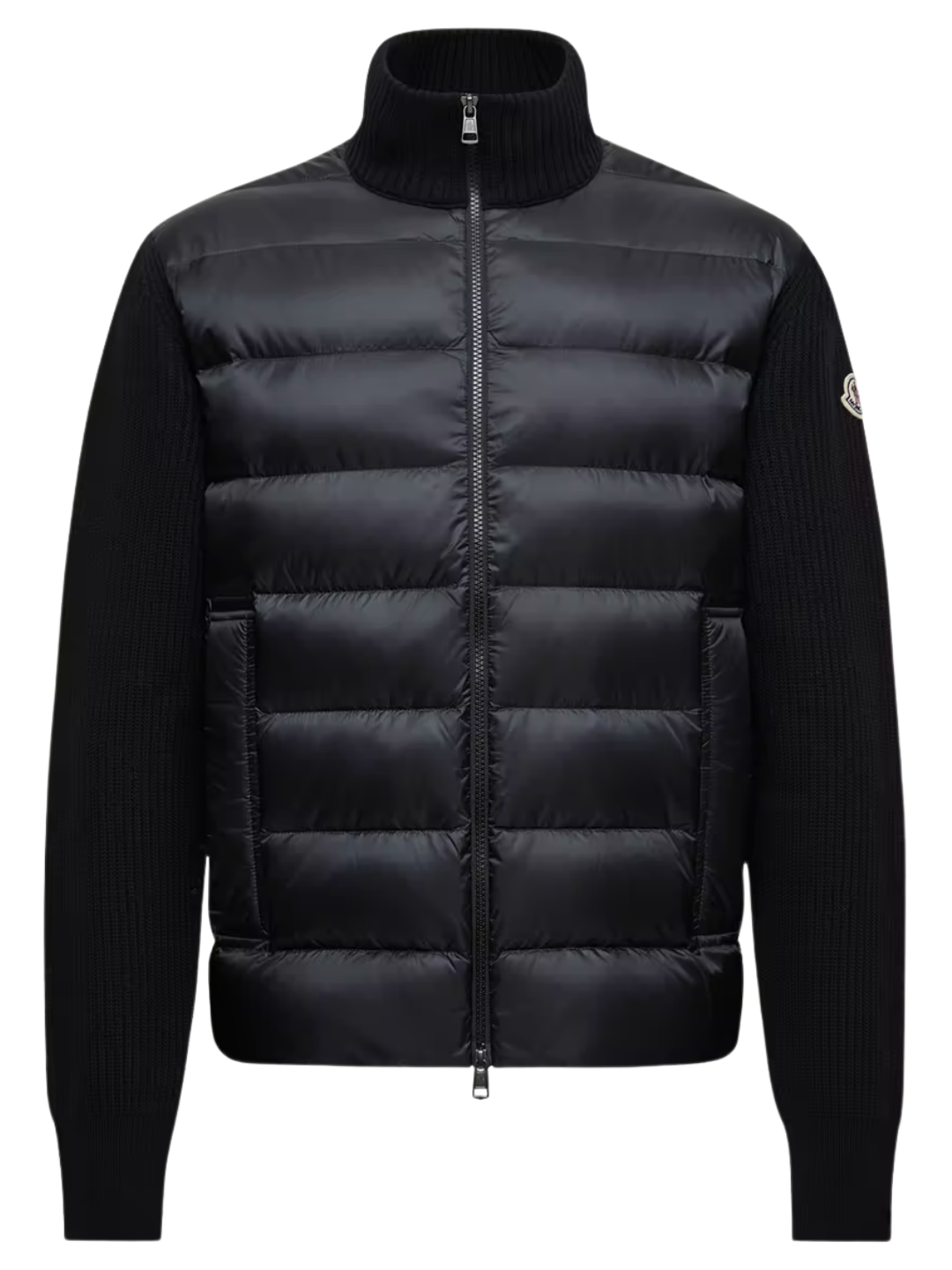 Moncler Quilted Cardigan Black