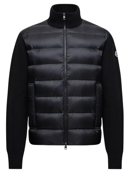 Moncler Quilted Cardigan Black