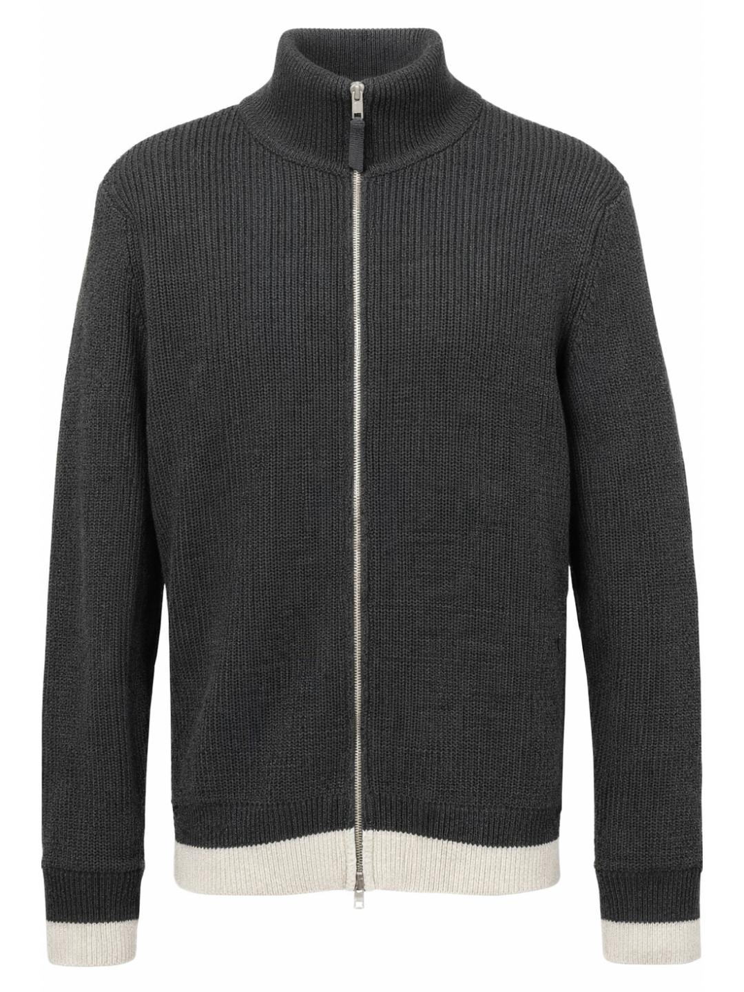 Maison Margiela Cardigan Dark Grey White