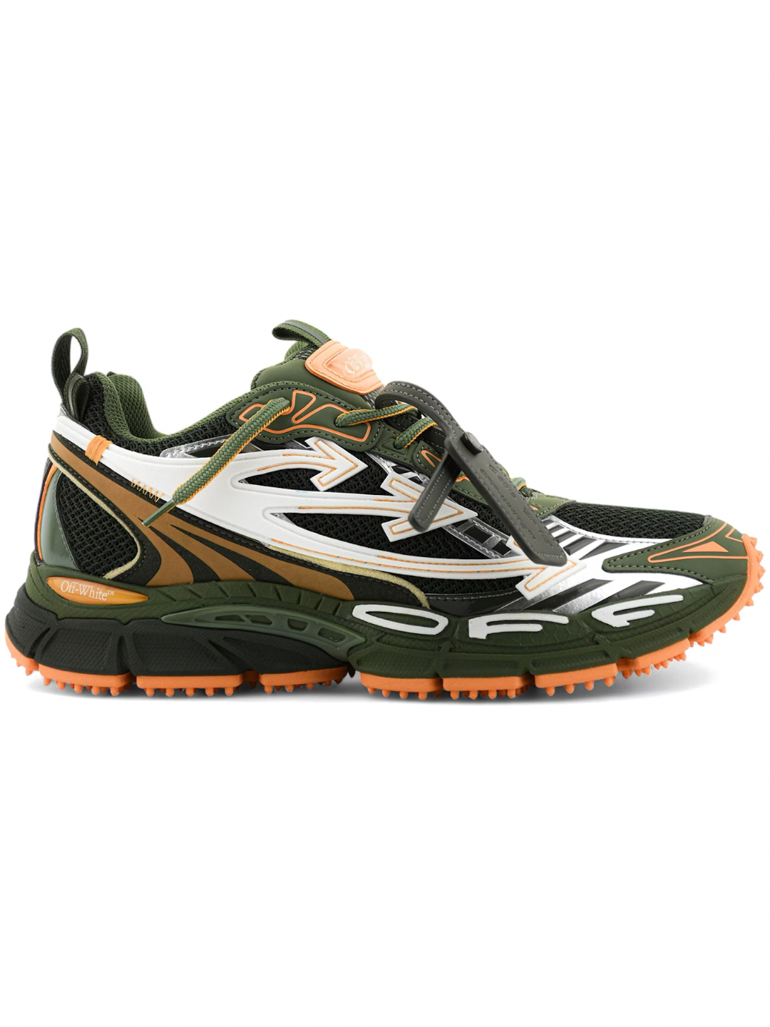 Off-White Be Right Back Military Green Peach