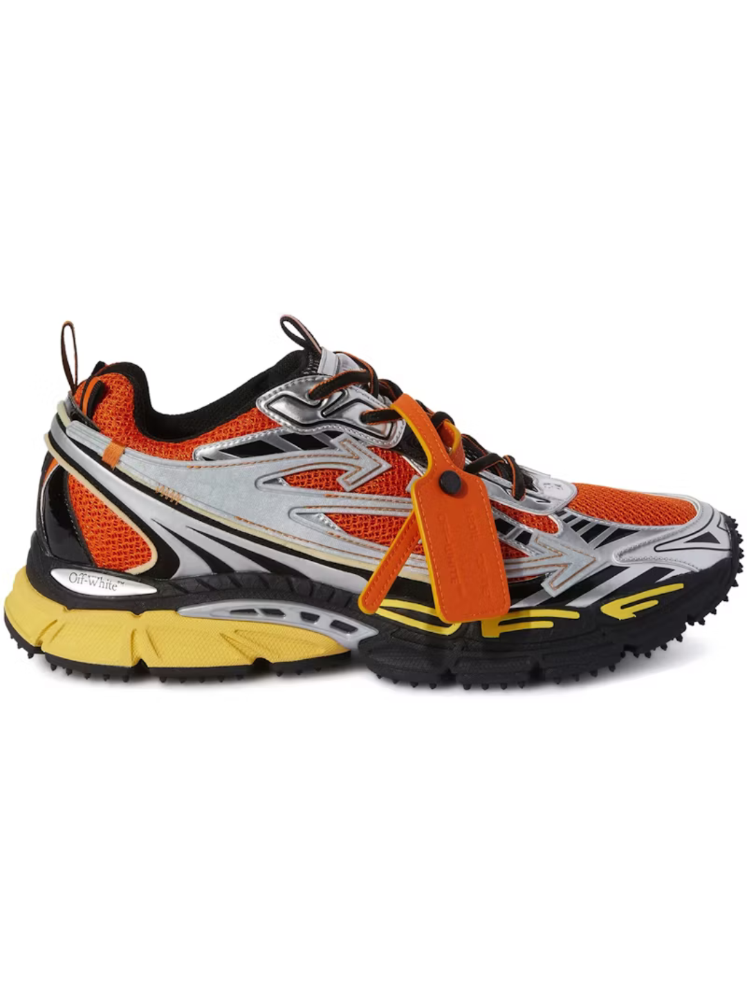Off-White Be Right Back Silver Orange