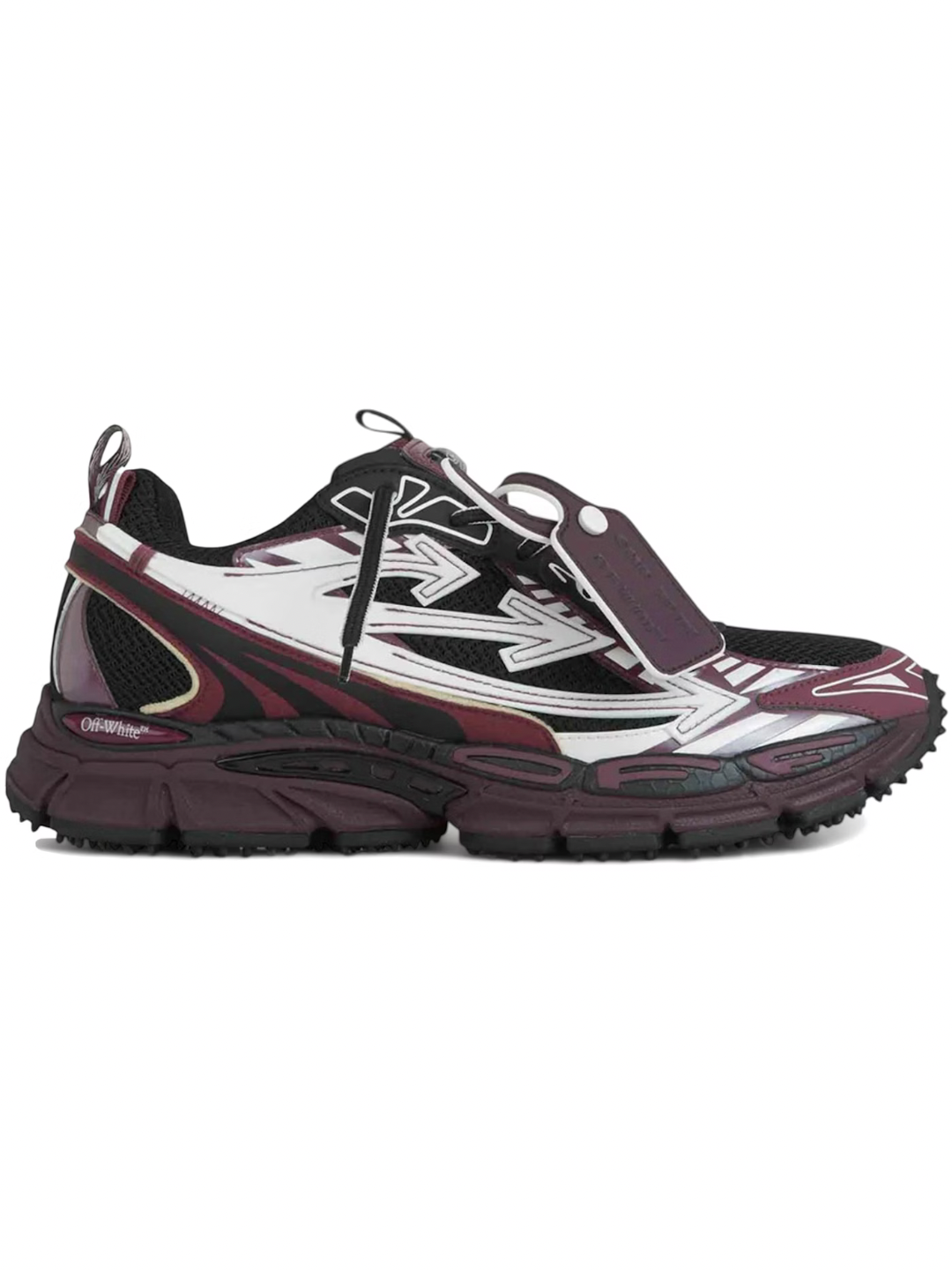 Off-White Be Right Back Burgundy