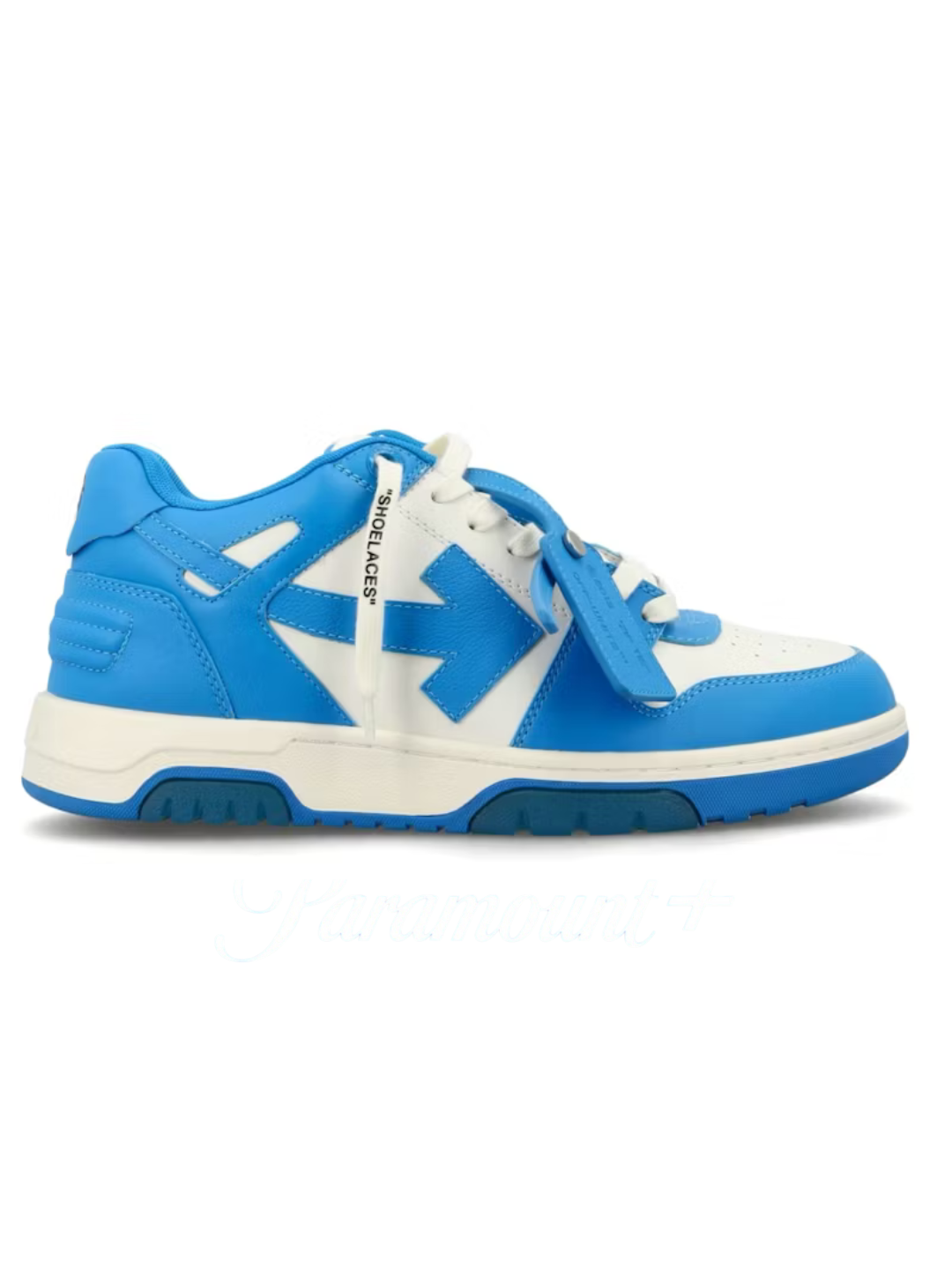 OFF-WHITE Out Of Office OOO Low Tops White Blue